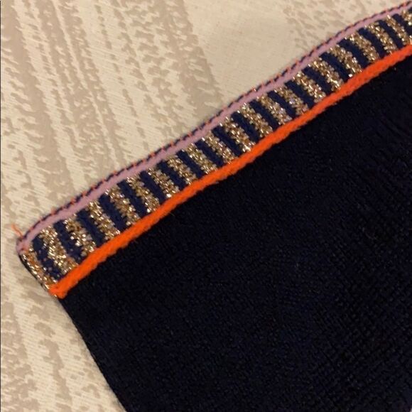 Crewcuts Black Sparkle Trim Side Slit Sweater - Picture 3 of 6